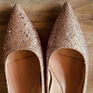 Ally shoes Elegant Glitter Heels in Gold